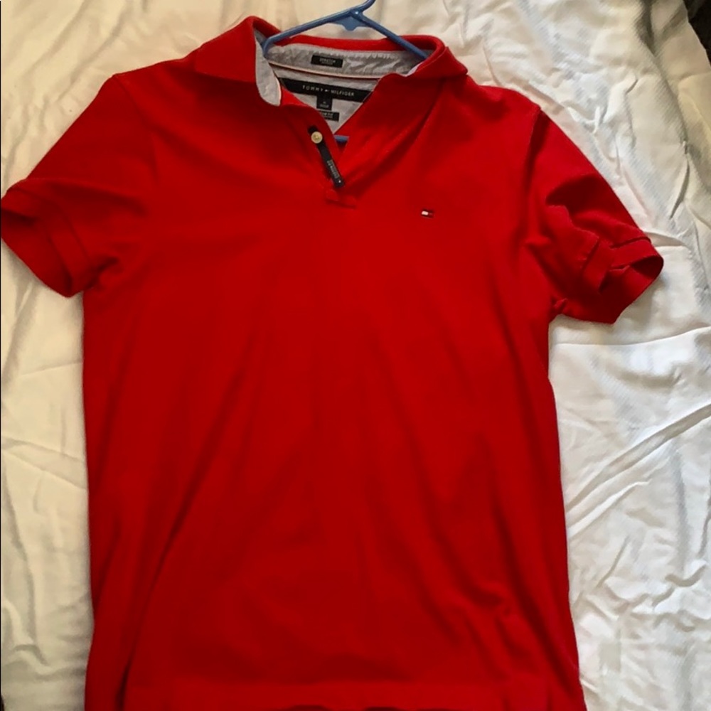 Tommy Hilfiger collared polo shirt